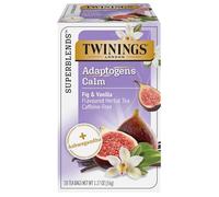 Superblends™, Adaptogens Calm Herbal Tea, Fig & Vanilla, Caffeine Free, 18 Tea Bags, 1.27 oz (36 g), Twinings