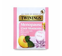 Twinings Superblends Menopause Cool Moments Peach Herbal Tea infusion with Lemon Balm, Honey Blush & Vitamin B6, 20 Biodegradable Bags
