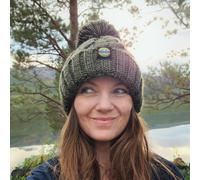 SuperBobble Cable Knit Beanie Bobble Hat - Greenland