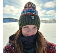 SuperBobble Nordic Knit Beanie Bobble Hat - Greenland