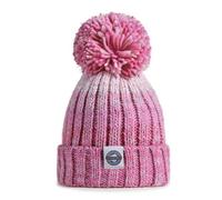 Superbobble Reflective Kids Nordic Knit Bobble Hat - Rose Pink
