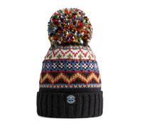 Superbobble Reflective Nordic Knit Bobble Hat - Fairisle Simon Wilson