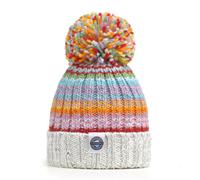 Superbobble Reflective Rib Knit Bobble Hat - Aurora