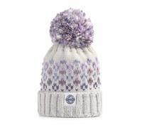 Superbobble Snowfall Nordic Knit Unisex Reflective Hat White