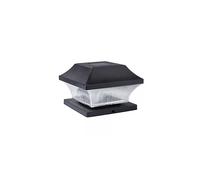 Superbright Welcome Security Light Set of 4 Solar 3 LED Post Lights