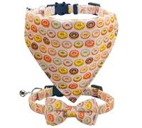 SuperBuddy Cat Collars Breakaway with Bell - 2 Pack Cat Safety Collars for Boys & Girls - Safety Buckle Kitten Collar for Pet Supplies,Stuff,Accessories