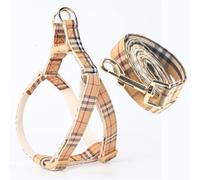 SuperBuddy Cute Dog Harness and Leash,Adjustable and No Pull Harness with Safety Buckle for Small Medium Large Pet