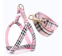 SuperBuddy Cute Dog Harness and Leash,Adjustable and No Pull Harness with Safety Buckle for Small Medium Large Pet