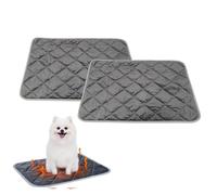 Supercap - Self Warming Cat Mat, Dog Pad Reflects Body Heating, Washable Cat Crate Bed, 23x35inch Extra Thermal Pet Blanket for Cage Indoor Outdoor, 2pcs