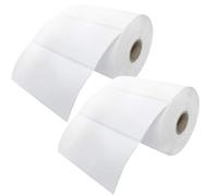 Supercap4 x 2" Barcode Labels | Direct Thermal | Postage Address Shipping Labels Compatible with Zebra and Rollo Printers, More Size for Choose (2 White, 4"x2")