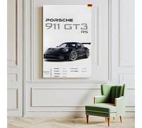 Supercar 911 GT3 RS Car Poster Canvas Wall Art Picture Print Modern Family Bedroom Decor For Boys Bedroom & Office Decor