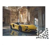 Supercar Car Jigsaw Puzzle Educational Puzzle Game Suitable for Home Decoration Relatively Difficult 500pcs (52x38cm)