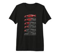 Supercar Evolution Blueprint to Hypercar Progress Premium T-Shirt