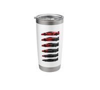 Supercar Evolution Blueprint to Hypercar Progress Stainless Steel Insulated Tumbler