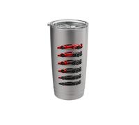 Supercar Evolution Blueprint to Hypercar Progress Stainless Steel Insulated Tumbler
