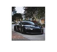 Supercar Poster for Audi R8 Sports Car Poster Decorative Painting Canvas Wall Posters And Art Picture Print Modern Family Bedroom Decor Posters 12x12inch(30x30cm)