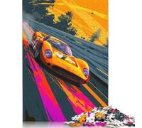 Supercar Racing 1000 Piece Wooden Jigsaw Puzzle Educational Puzzle Family Game Jigsaws for Adults Christmas And Birthday Gifts 1000pcs (75x50cm)