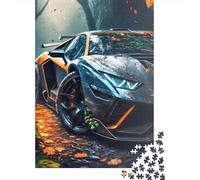 Supercar Wooden Puzzles 1000 Piece Jigsaw Puzzles for Adults Educational Game Challenge Toy Christmas Eve Gifts 1000pcs (75x50cm)
