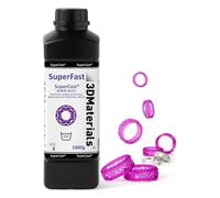 SuperCast 8K 3D Printer Resin Wax Filled for Ultrafine Filigree, Jewelry, and Metal Casting, Made in Korea by 3DMaterials (1000g)