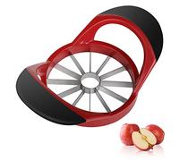 Supercenter Apple Cutter, Apple Corer and Slicer - Stainless Steel Apple Corer - 4.72 Inch Apple Slicer Tool with 12 Super Sharp Blades, lightweight Apple Slicer and Corer with Anti-slip Handle
