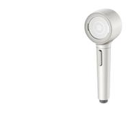 [Supercharged anti-blocking shower] 3D rotating three-mode switching - ABS thickened panel, self-cleaning water outlet, universal interface (clove purple/sky water blue/cloud white)