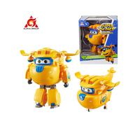 (Supercharged Donnie) Super Wings 5 Inches Transforming Jett Dizzy Donnie Deformation Airplane