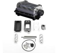 Supercharger Kit, MAD RC 1:10 Scale CNC Dynamic Visual Supercharger Model with Metal Moving Parts DIY Assembly Model(KIT Version)