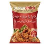 SUPERchick Shredded Chicken - Hot & Spicy Sizzler 500GRAMS