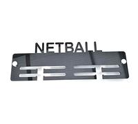 SuperCoolCreations Netball Medal Hanger - Premium Acrylic Display Rack - Black