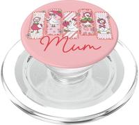 Supercute Duck Bird Animal Pink Goose Best Mum In The World PopSockets PopGrip for MagSafe