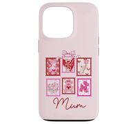 Supercute Pink Bow Teddy Best Mum In the World Case for iPhone 13 Pro