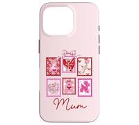 Supercute Pink Bow Teddy Best Mum In the World Case for iPhone 16 Pro