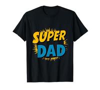 Superdad Funny Superhero Dad Graphic Costume for Fathers Day T-Shirt