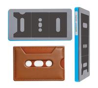 SUPERDANT 1 Pcs Cassette Leather Die 10x5 Inch/25.4x12.7cm Wooden Cutting Die for Card Holder and Coin Purse Handmade Gift Leathercraft Mold Compatible with Machine
