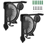SUPERDANT 2PCS Cast Shelf Support Bracket Retro Bicycle Wall-Mounted Metal Brackets L-Shaped Heavy Duty Suitable for Rooms Living Rooms Offices and Balconies 8.3x6.8in