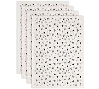 SUPERDANT 4PCS Cute Heart Shape Black Underglaze Transfers for Pottery Line Drawing Transfer Stickers Ceramic Decals Ceramic Underglaze Transfers for Pottery Overglaze Enamel Decal