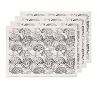 SUPERDANT 4PCS Flowers Underglaze Paper Transfer Hydrangea Transfer Papers for Clay Ceramic Porcelain Under Glaze Transfers for Pottery Enamel Decals Black Underglaze Decal Handcrafted Gifts