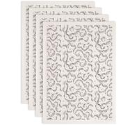 SUPERDANT 4PCS Musical Notes Underglaze Transfers for Pottery Music Clay Transfer Paper Ceramic Decals Transfer Stickers for Pottery DIY Handicraft Supplies Waterslide Decal 52x37cm