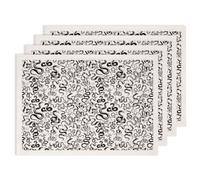 SUPERDANT 4pcs Underglaze Paper Transfer for Clay Pottery Transfer Paper Snake Flexible Ceramic Decal for Personalized Mugs Plates Home Decor Handmade Pottery 14.6x20.5in