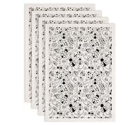 SUPERDANT 4pcs Underglaze Transfer Paper for Clay Decals for Pottery with Ladybug Insects Design DIY Ceramic Projects and Handmade Decorations Gift Black 52x37cm