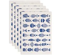 SUPERDANT 5PCS Fish Underglaze Transfers for Pottery Hand Drawn Fishes Clay Transfer Paper Ceramic Decals Transfer Stickers for Pottery DIY Handicraft Supplies Gifts