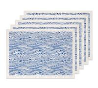 SUPERDANT 5PCS Stylized Waves Underglaze Paper Transfer Tribal Patterns Transfer Paper for Clay Ceramic Porcelain Under Glaze Transfers for Pottery Enamel Decals Underglaze Waterslide Decal Papers