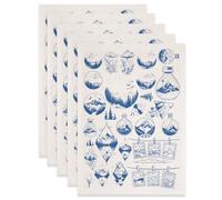 SUPERDANT 5Pcs Underglaze Paper Transfer 52x37cm Mystic Bottle Sun Moon Stars Decals Underglaze Transfers for Pottery for Artisan Plates Blue