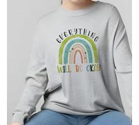 SUPERDANT 9PCS Boho Rainbow Iron On Transfer Patches Inspirational Heat Transfer Stickers DIY Colorful Iron On Decals Washable Heat Transfers Paper for Clothing T-Shirt Backpacks Bags Pillow Decor