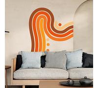 SUPERDANT Boho Style Wall Decal Rainbow Peel & Stick decals for Living Room, Bedroom or Walls
