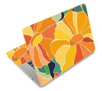 SUPERDANT Color Block Flowers Laptop Skin Colorful Laptop Sticker PVC Computer Stickers Dustproof Waterproof Art Decal Protector 12" 13" 13.3" 14" 15" 15.4" 15.6" Notebook Art Decal