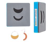 SUPERDANT Crescent Moon Pendant Leather Die Crescent Earrings Wooden Die Cutter Leathers Cutting Dies DIY Art Crafts Leathers Dies Cutter for Men Women Leather Making for Handmade Lover Gifts