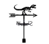 SUPERDANT Dinosaur Fossils Weather Vane, Dinosaur Outdoor Weathervanes, Fossil Themed Wind Vanes, Wind Direction Indicator for Garden Roof Yard Farm Barn Sheds Patio Decoration