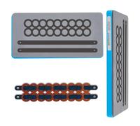 SUPERDANT Double Row Hollow Leather Die Bracelet Wooden Die Cutter Leathers Cutting Dies DIY Art Crafts Leathers Dies Cutter for Men Women Leather Making Handmade Lover Gifts