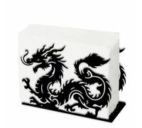 SUPERDANT Dragon Serviette Holder for Tables Loong Iron Napkin Holders Openwork Design Serviette Dispenser Dragon Napkin Stand Practical Decoration for Kitchen Countertop Restaurant